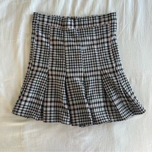 ASOS High Waisted Plaid Skirt